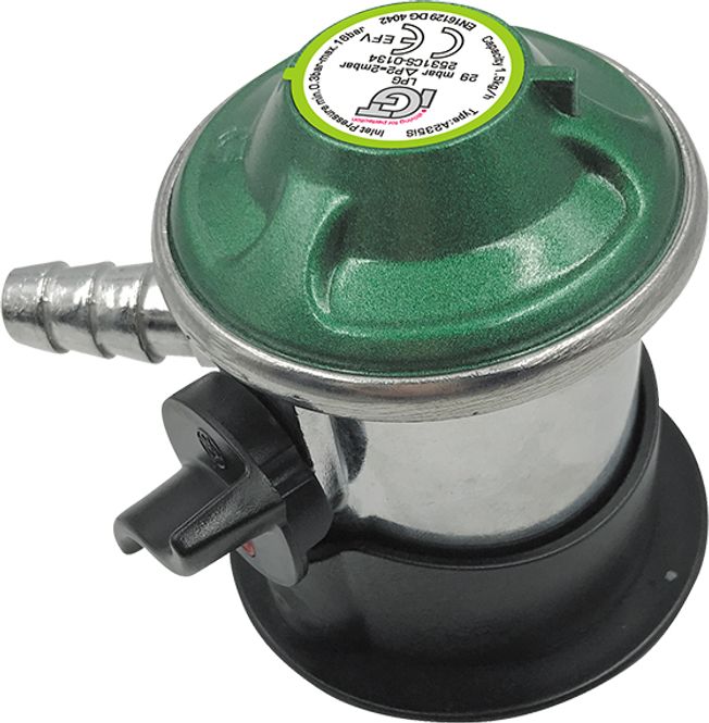 Hovedbilde Gassregulator click-on m/slangestuss