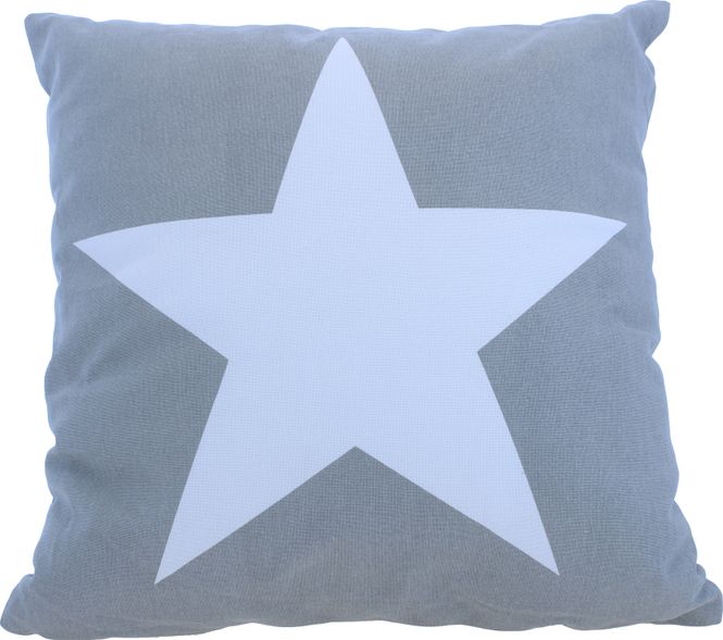 Hovedbilde Pyntepute Big Star, grå 40 cm
