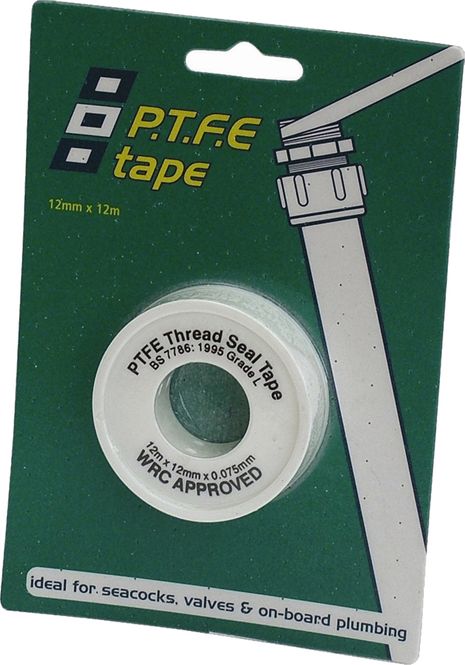 Hovedbilde PSP Gjengetape 12 mm 12 m hvit