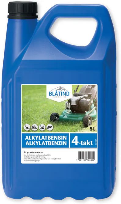 Hovedbilde Blåtind Alkylatbensin 4T miljøbensin 5 l