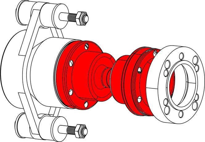 Hovedbilde Drivaksel valgfri lengde (280 mm minimum ) ± 20mm