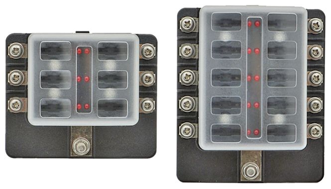 Hovedbilde 1852 Sikringsholder med LED indikator