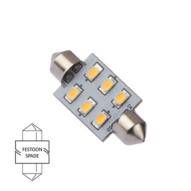 Hovedbilde LED pære festoon med 120° lysvinkel