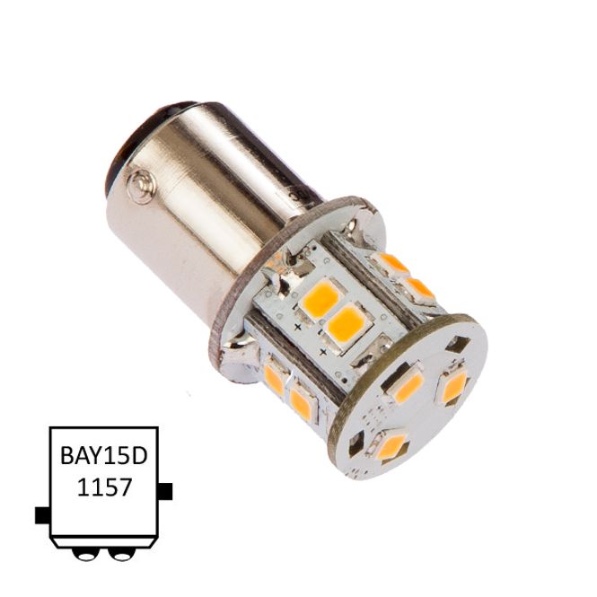 Hovedbilde LED lanternepære, BAY15D