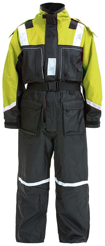 1852 Flytedress svart m/fluor gul