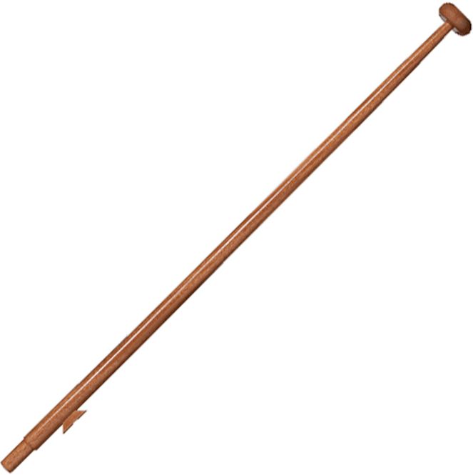 Hovedbilde Flaggstang, lakkert mahogny