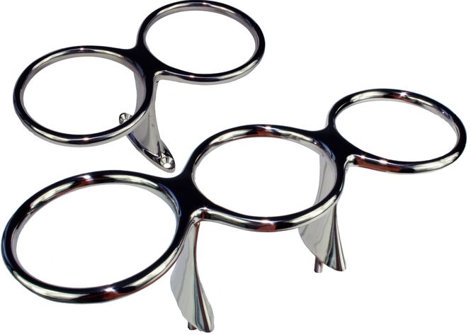 Hovedbilde Glass/flaskeholder, toppmontert, syrefast