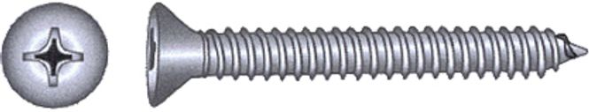 Hovedbilde Plateskrue A4 DIN 7982