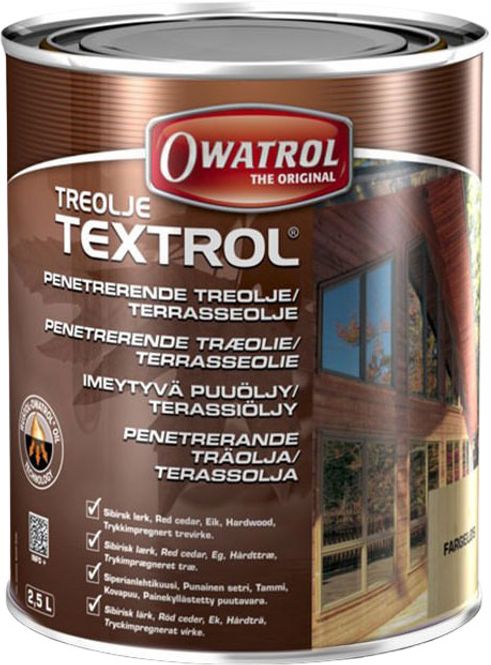 Hovedbilde Owatrol Textrol Bryggeolje